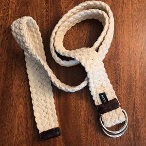 J Crew Woven Macrame Belt